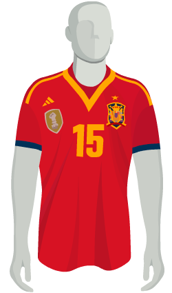 camiseta de la selección española en 2013