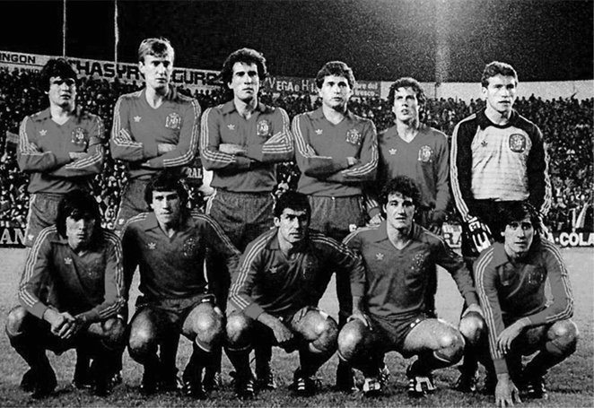 seleccion española de futbol que goleo a Malta en 1983