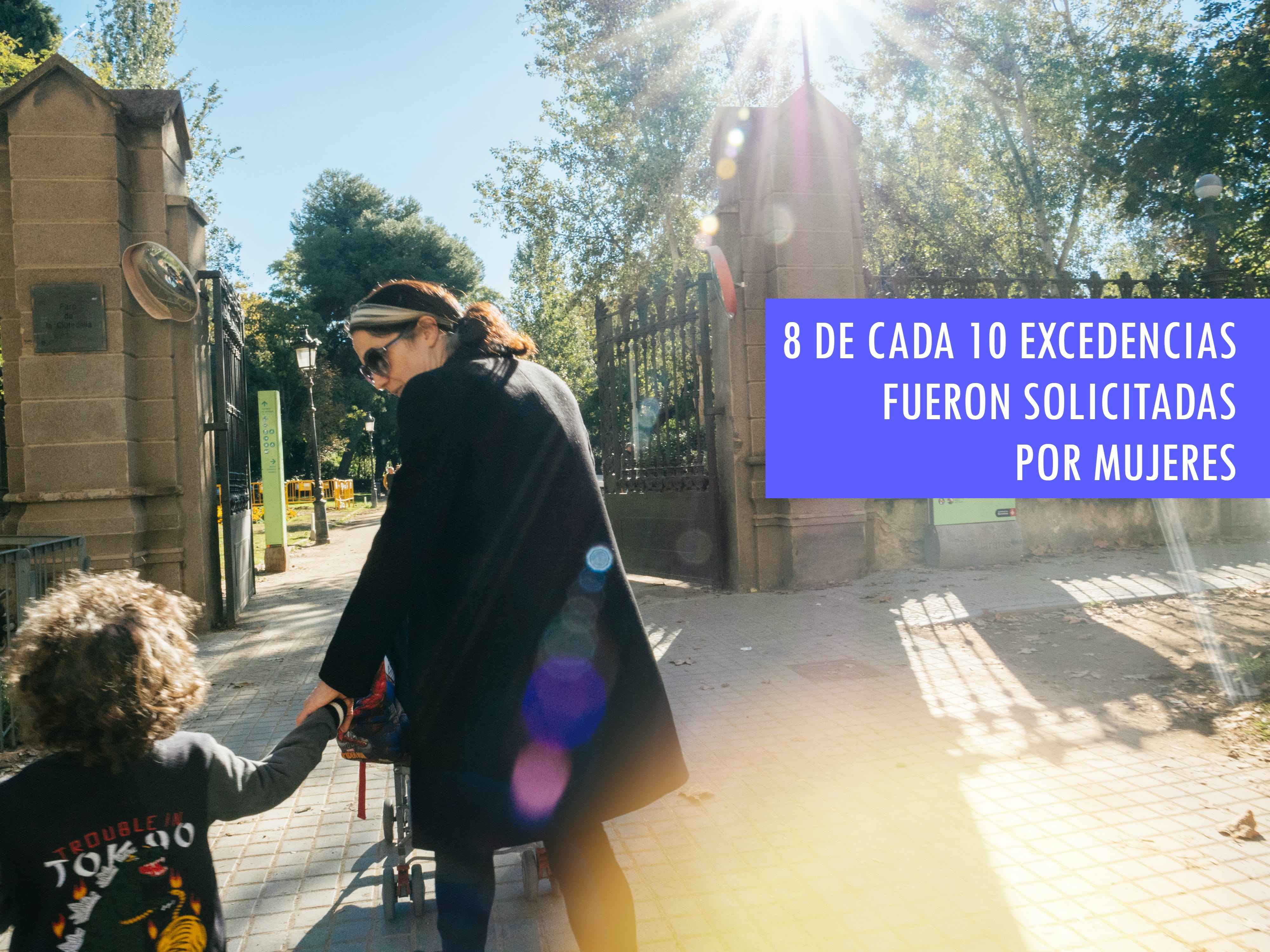 8 de cada 10 excedencias fueron solicitadas por mujeres
