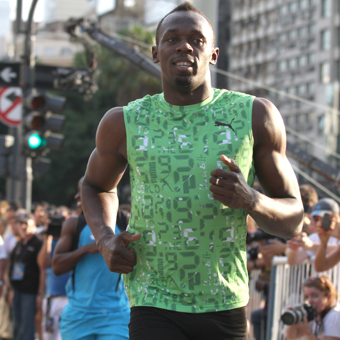 Usain Bolt, bicampeón olímpico de 100, 200 y 4x100 m.l.