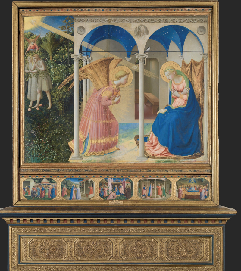 'La anunciación', Fra Angelico (1425 – 1426)