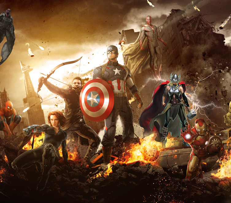 La Civil War enfrentará a los Vengadores del cine