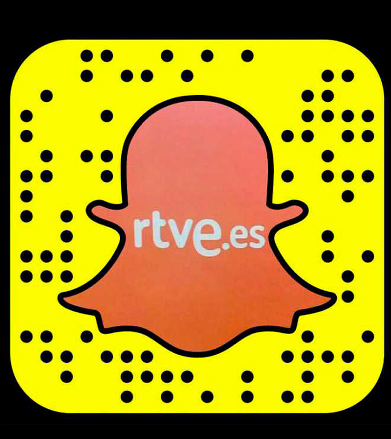 Cuenta de Snapchat de RTVE 