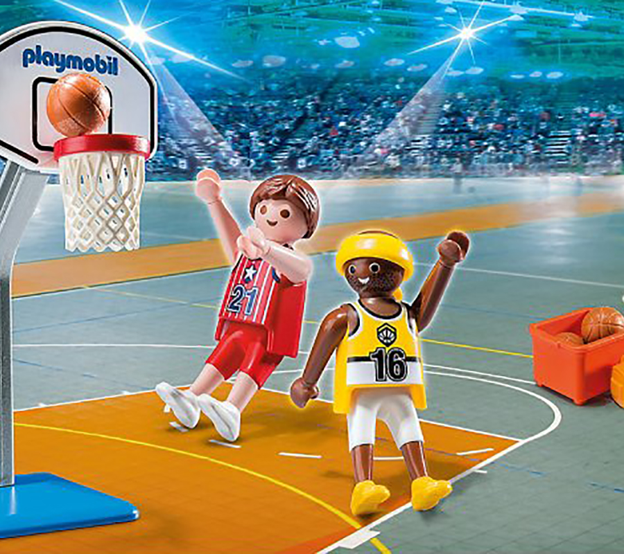 Un usuario de Twitter publica una imagen de un jugador de baloncesto de Playmobil que falla canasta comparándolo con el juego de Ricky Rubio en el España Brasil de Río 2016