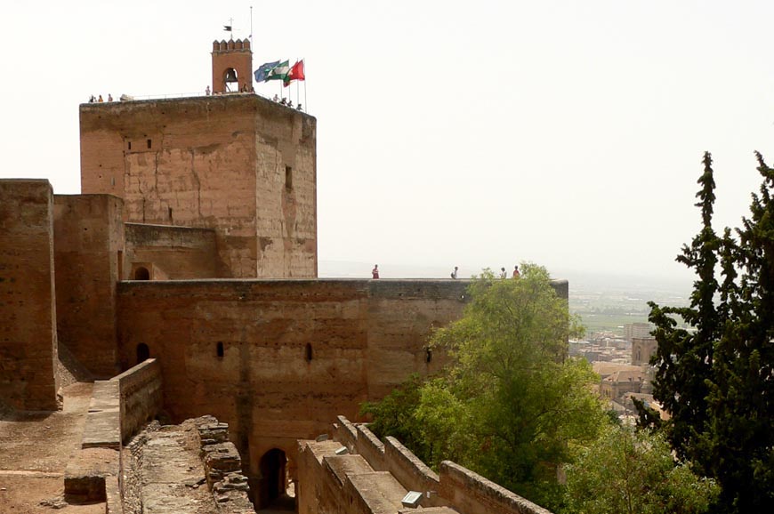 Imágen de la Torre de la Vela de la Alhambra, fotogalería Lab.RtvE.es