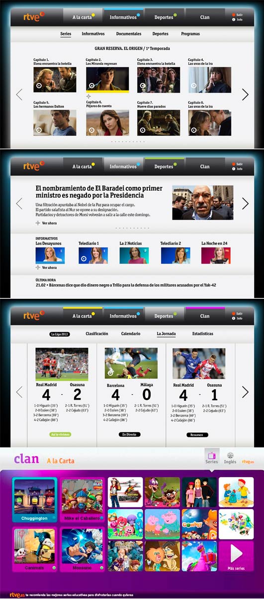 Captura de pantalla del contenido de ASÍ ES EL BOTÓN ROJO en RTVE Botón Rojo