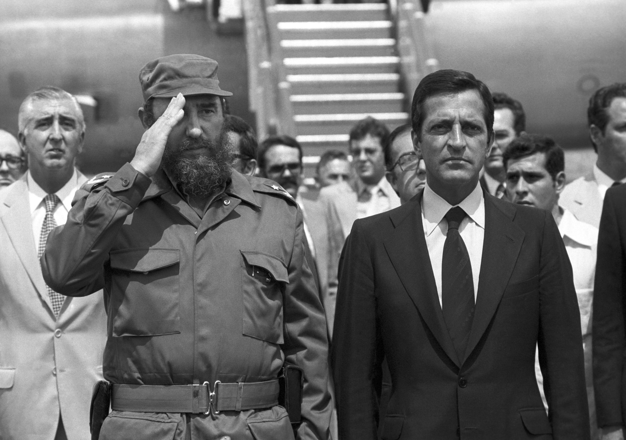 Afolfo Suárez visitó Cuba en 1978