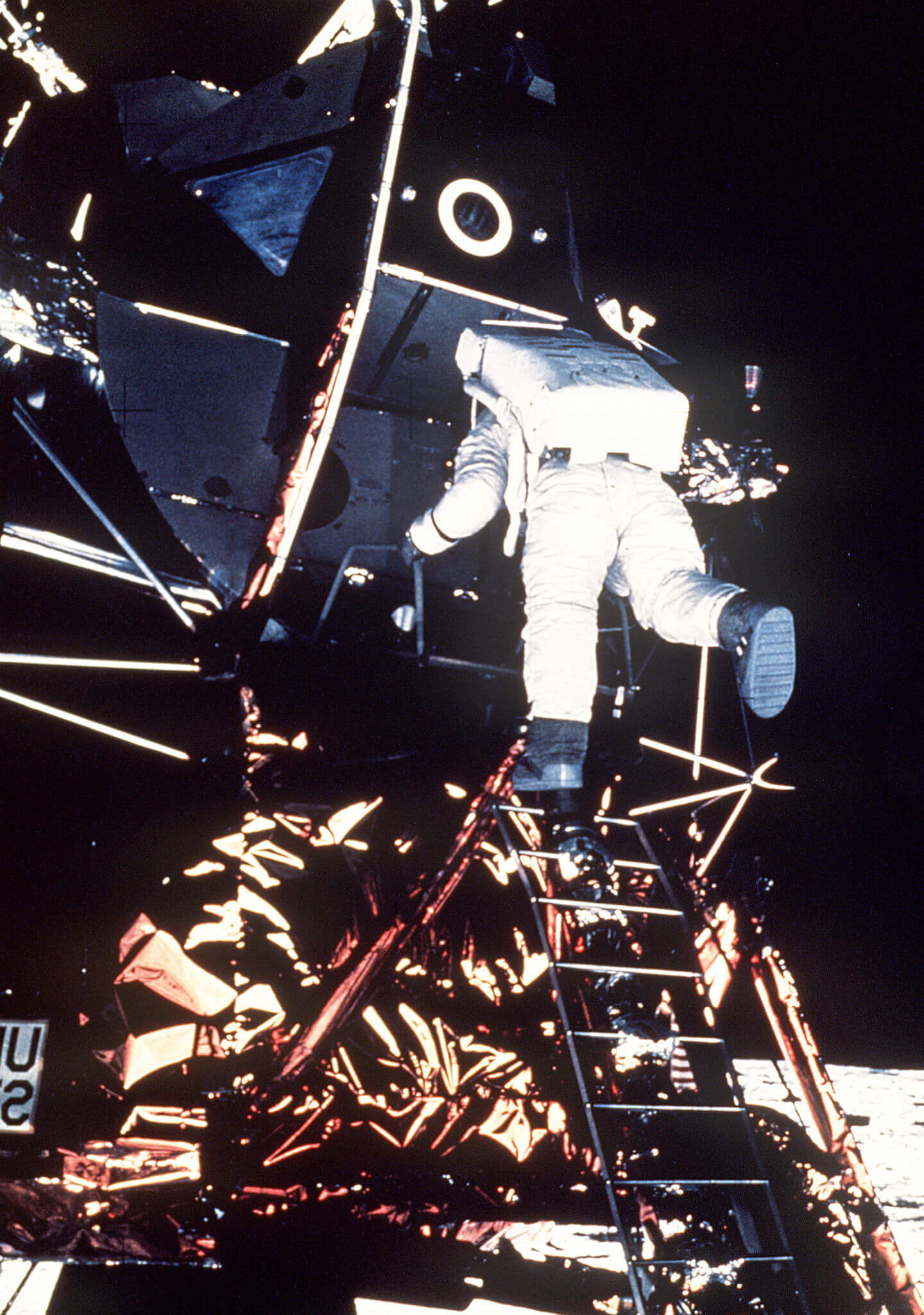 Armstrong, Michael Collins y Aldrin