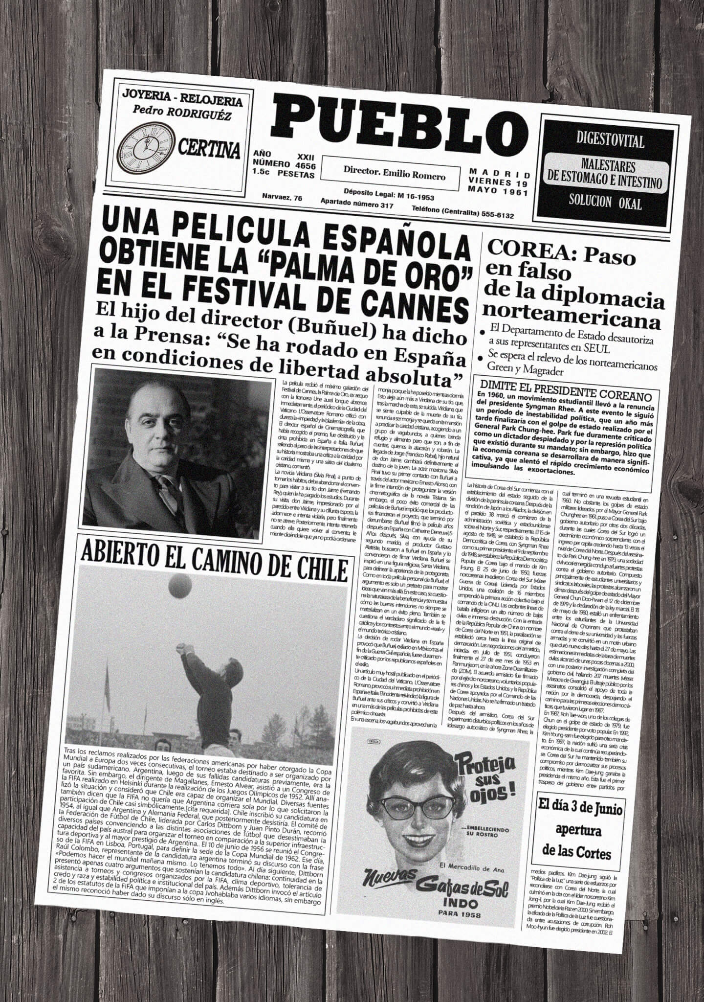 Buñuel gana la Palma de Oro en el Festival de Cannes con 'Viridiana'
