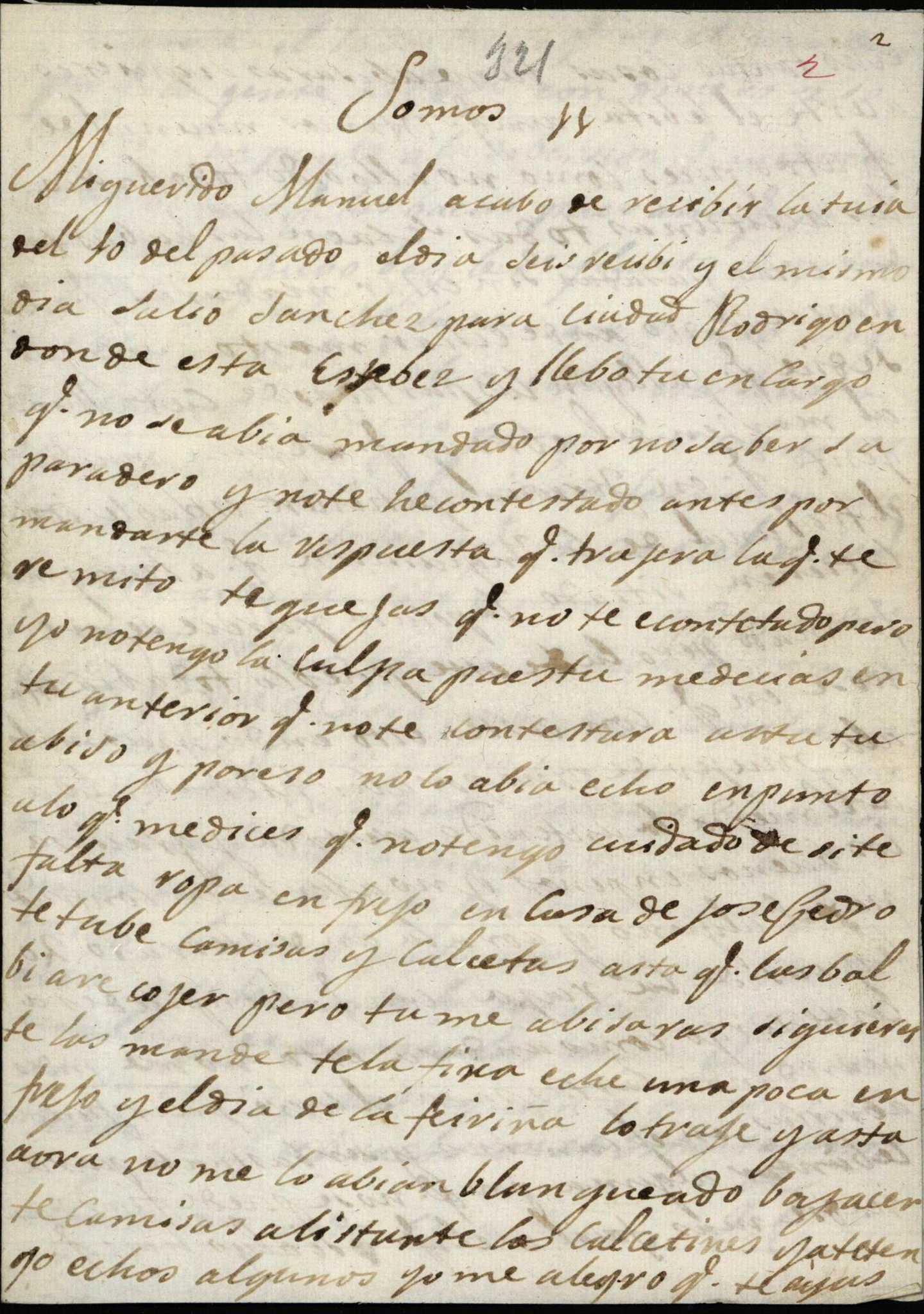 CARTA DE MANUELA SANZ (13/09/1826) Exilio Liberal - 1