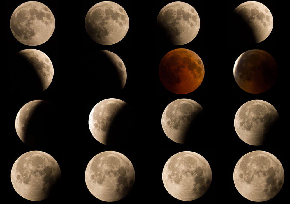 Las fases de la luna