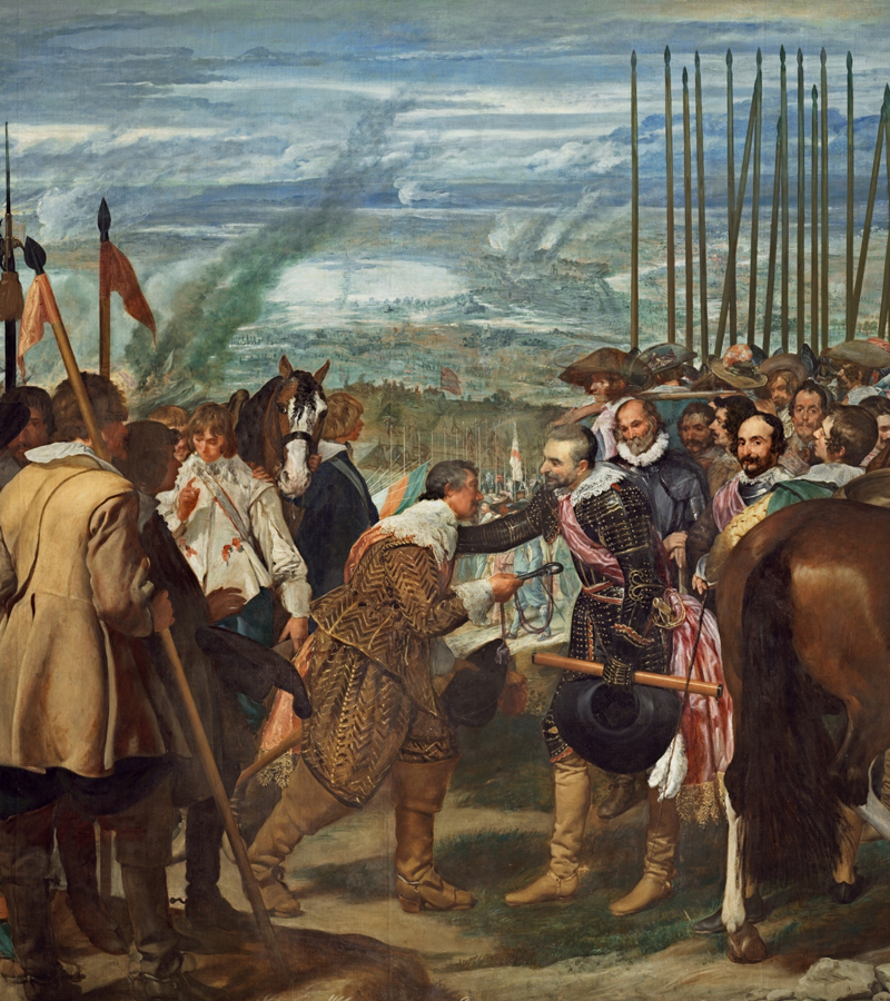 'La rendición de Breda', Velázquez (Hacia 1635)