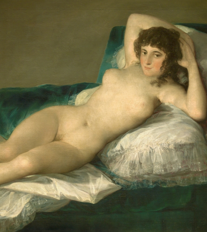 'La maja desnuda', Goya  (1795 -1800)