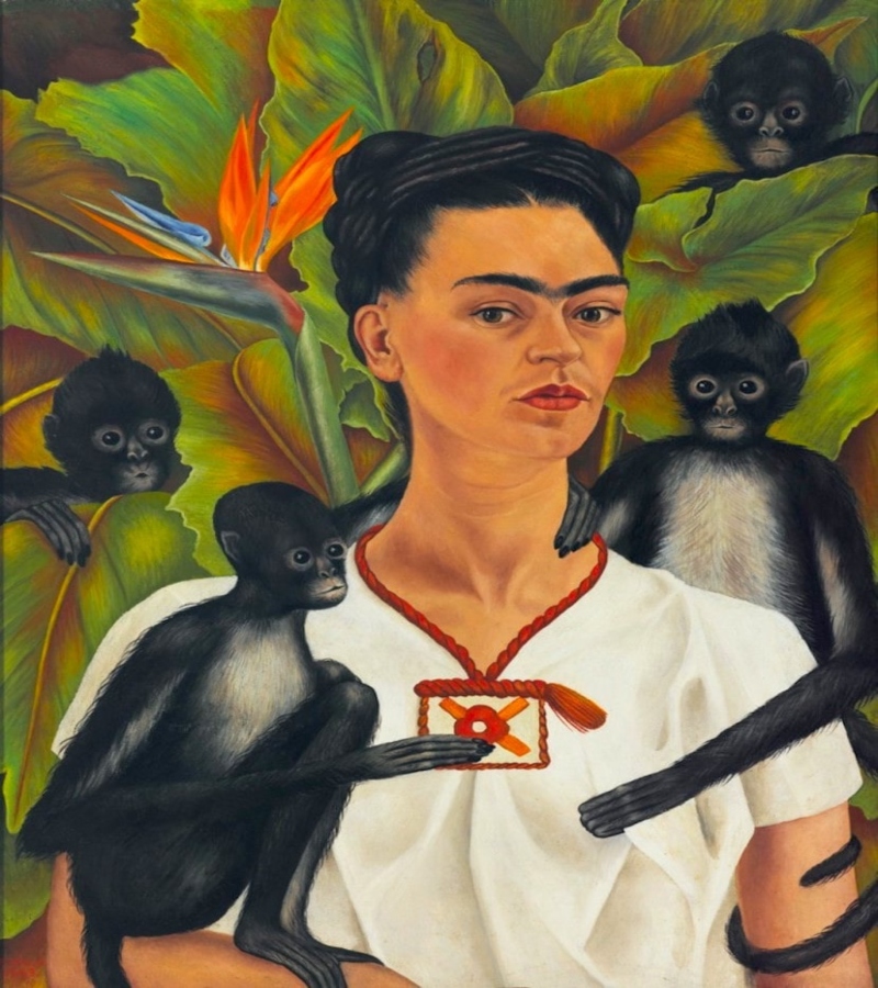 'Autorretrato con mono' (1938)