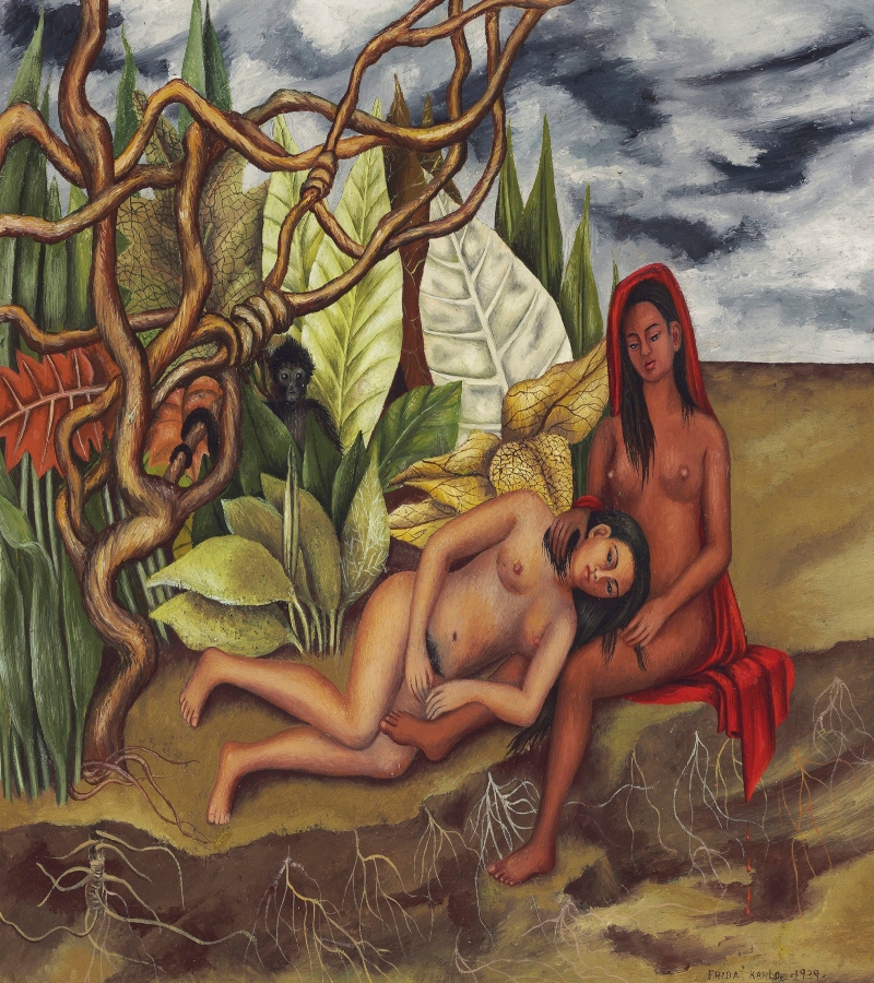 'Dos desnudos en un bosque' originalmente 'La tierra misma' (1939)
