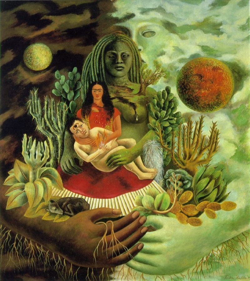 'El abrazo de amor de El universo, la tierra (México), Yo, Diego y el señor Xólotl' (1949)