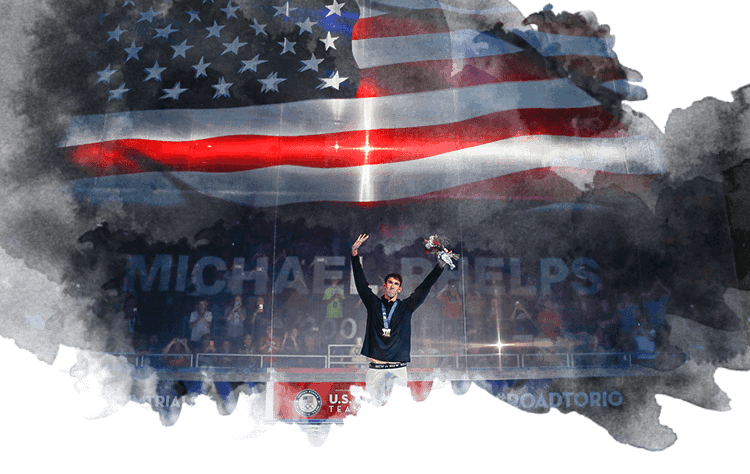 Michael Phelps en junio de 2016