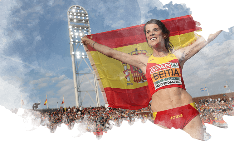 La atleta de salto de altura, Ruth Beitia