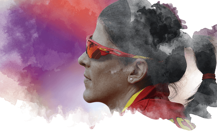 La atleta de salto de altura, Ruth Beitia