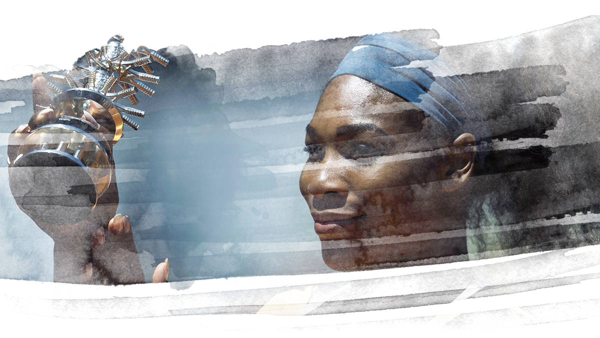 Serena Williams lleva casi 20 años en el circuito profesional de tenis.