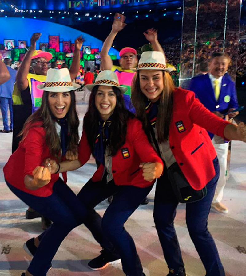 Lara González, a su llegada a Maracaná