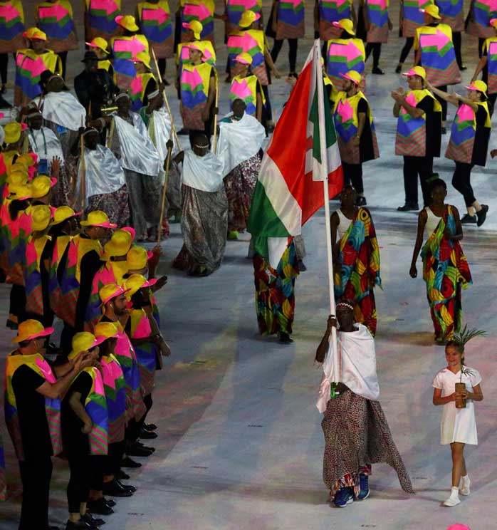 Uniforme de Burundi para Río 2016
