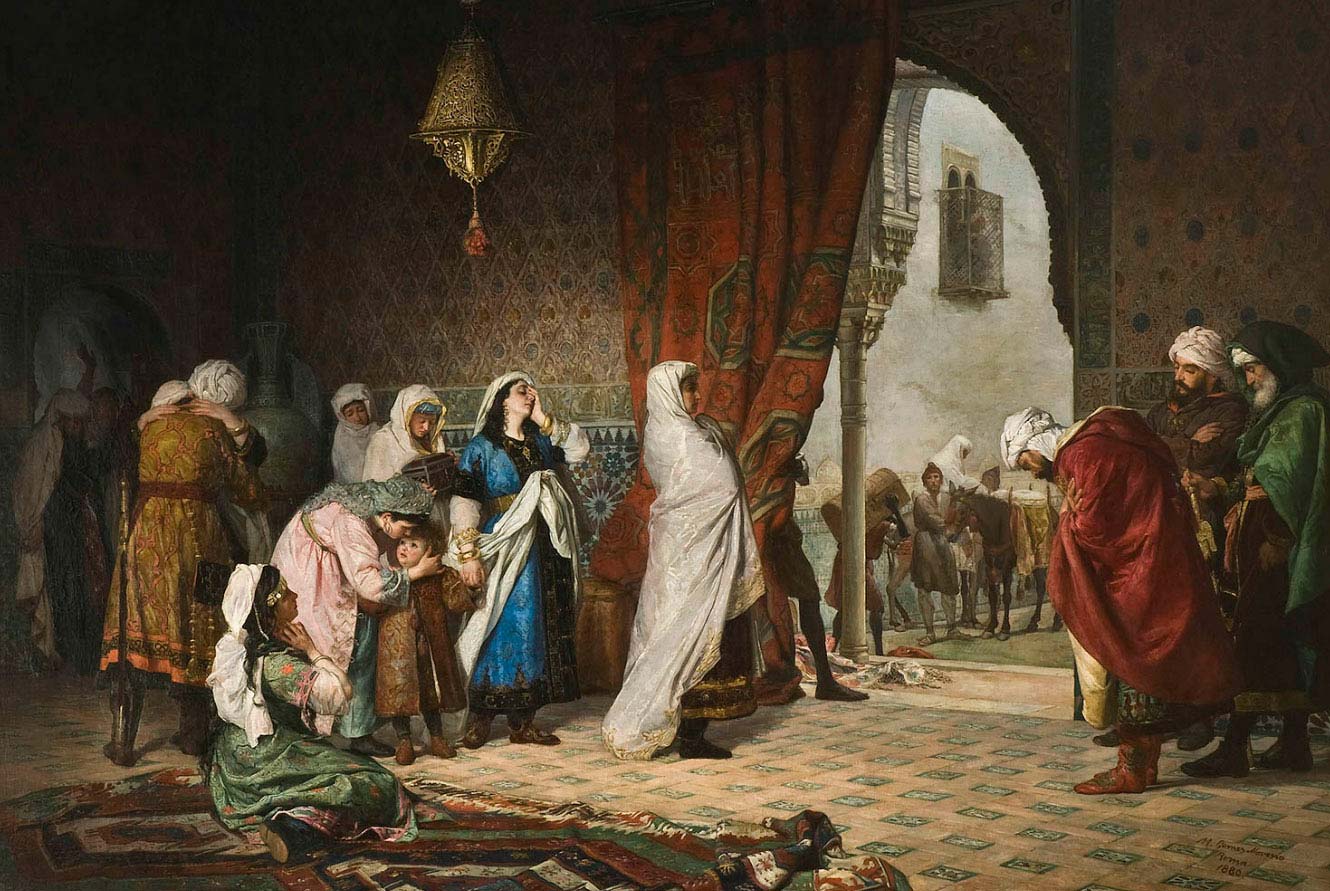 cuadro 'El adios del rey Boabdil a Granada'