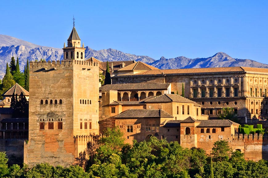 Imágen de la Alhambra, Vista de la Ciudad Palatina, fotogalería Lab.RtvE.es