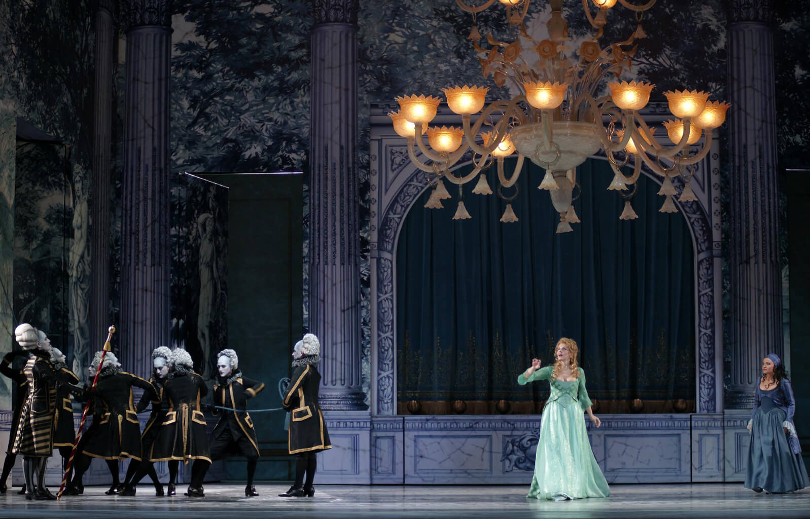 Representación de la ópera 'Andrea Chénier' en el Teatro Real 2010. Foto: Javier del Real