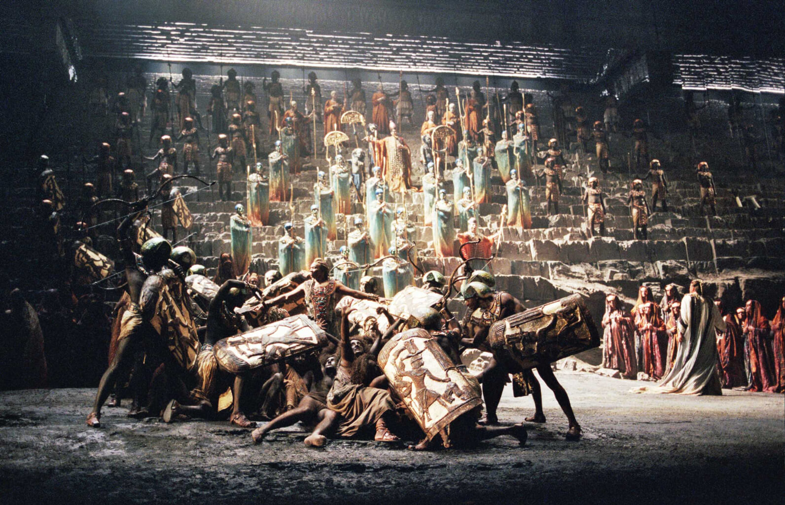 ‘Aida’, de Giuseppe Verdi, es una de las producciones más monumentales y emblemáticas del Real.
