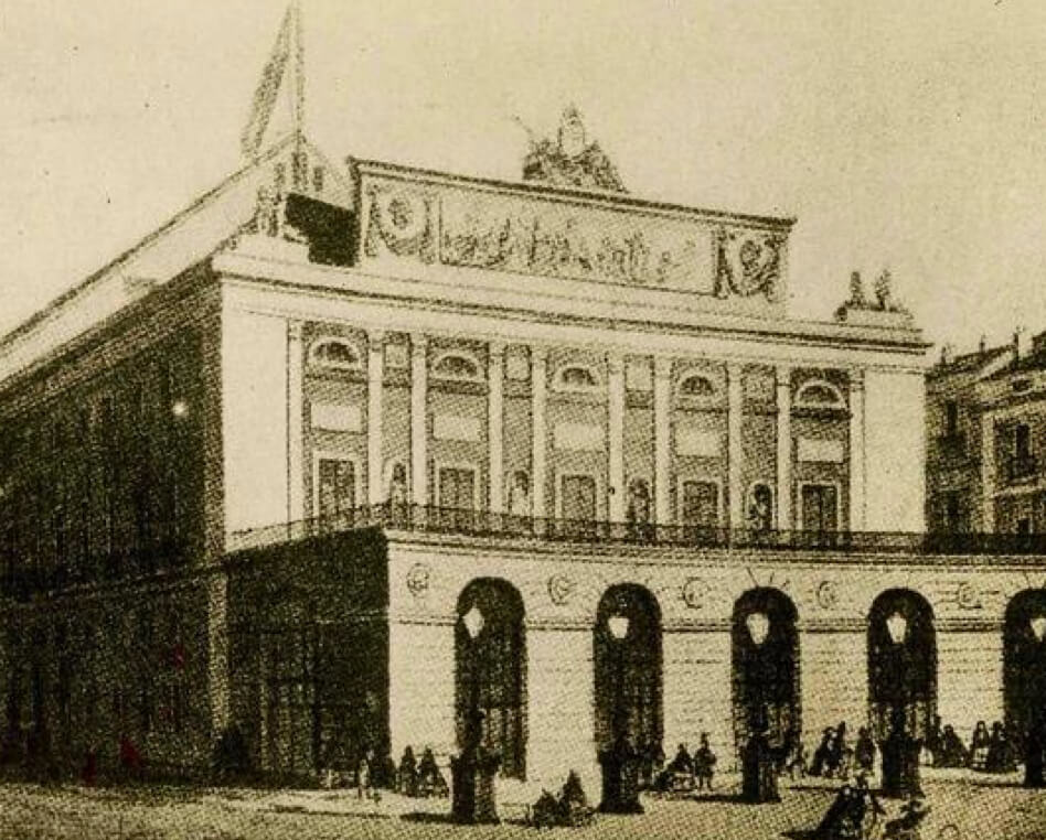 Façade of the Teatro Real
